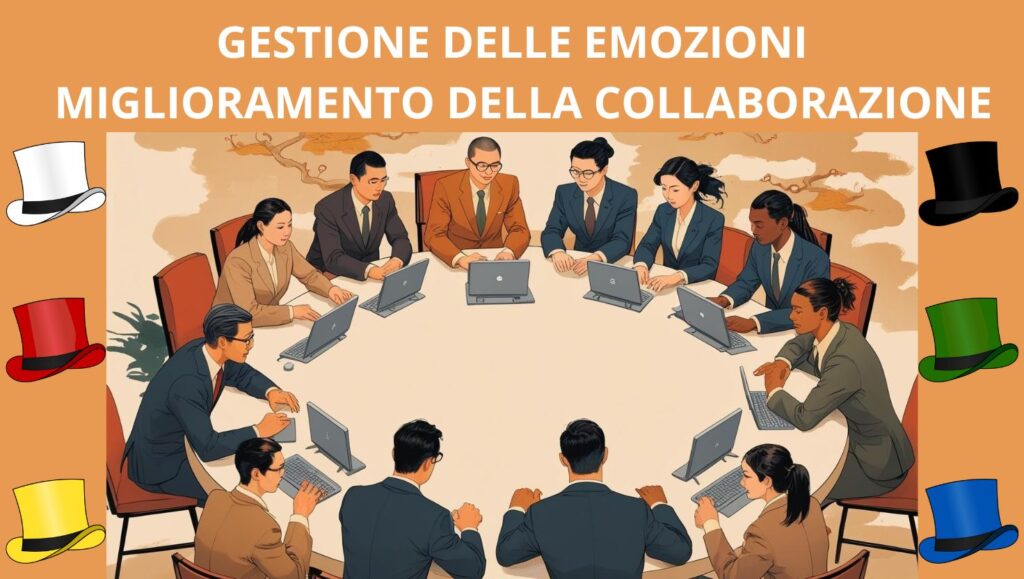 Gestire le emozioni nel team con i Six Thinking Hats