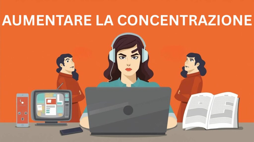 Come aumentare la concentrazione sul lavoro