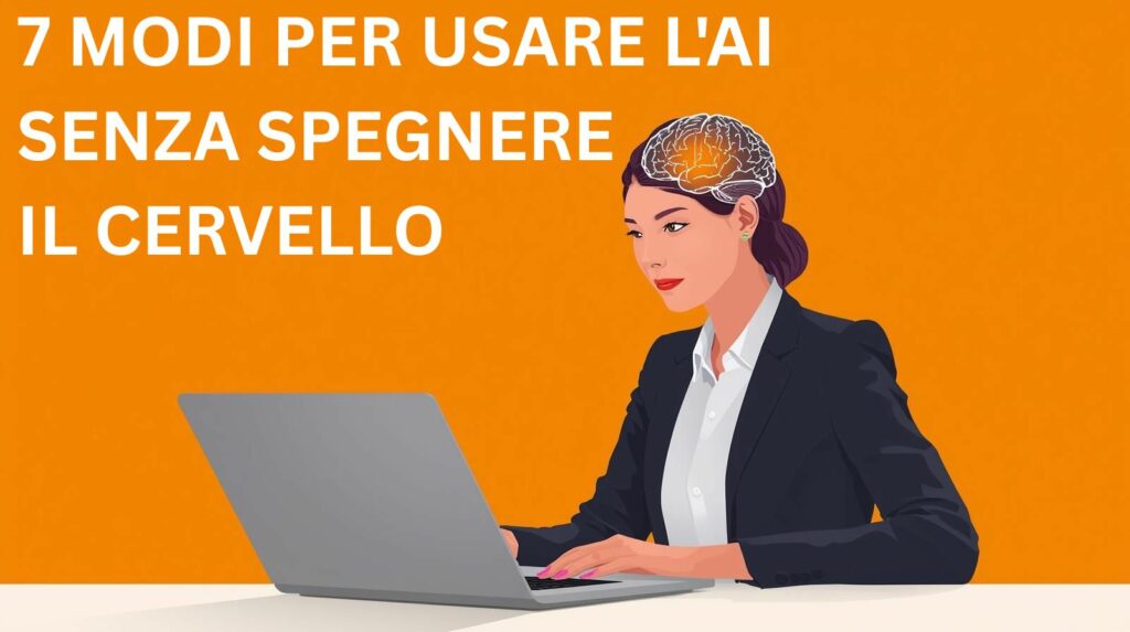 Usare l’intelligenza artificiale senza spegnere il pensiero